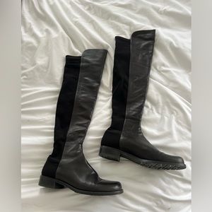Stuart Weitzman 5050 Black Boots Size 7.5